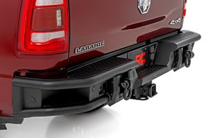Ram 3500 Rear Bumper - Rough Country - Tubular - Textured Black - '10-'25